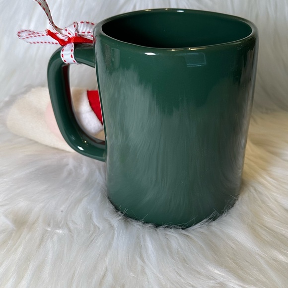 Rae Dunn Green Mr. Claus Holiday Mug with Santa Ornament - Picture 3 of 4